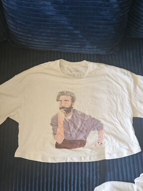 Super Yaki × Courtney LeSueur Oscar Issac Crop Top
